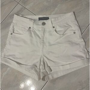 aeropostale white jean shorts size 4